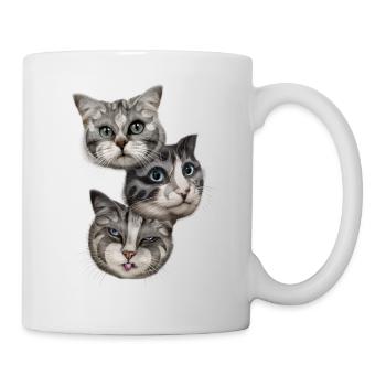 DES BISOUS - Mug blanc - blanc - Droite