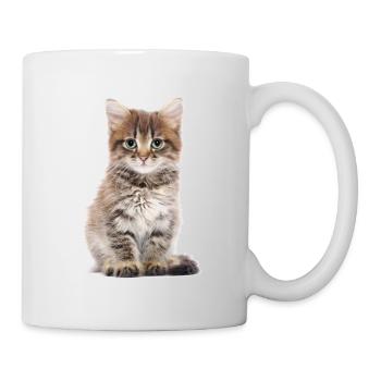 Katzenbaby - Tasse - Weiß - Rechts