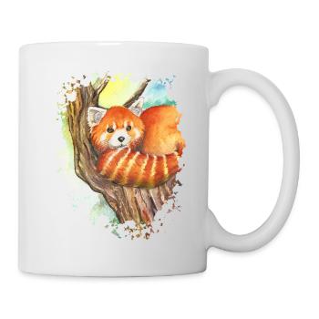 Red Panda - Tasse - Weiß - Rechts