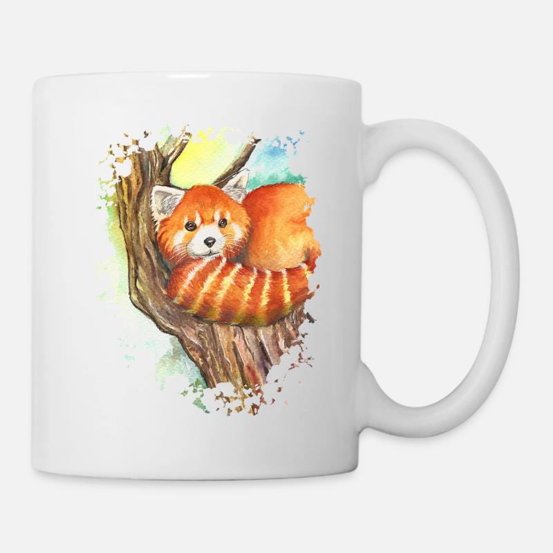 Red Panda - Tasse - Weiß