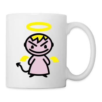 ange du mal - Mug blanc - blanc - Droite