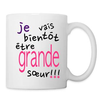 grande soeur - Mug blanc - blanc - Droite
