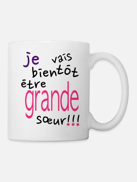 grande soeur - Mug blanc - blanc