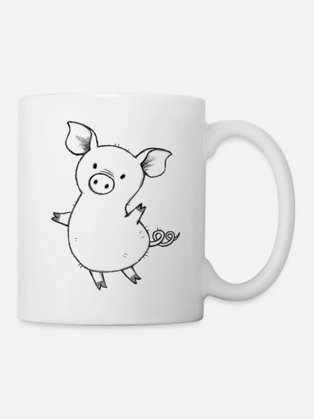 Piggy - Mug - white