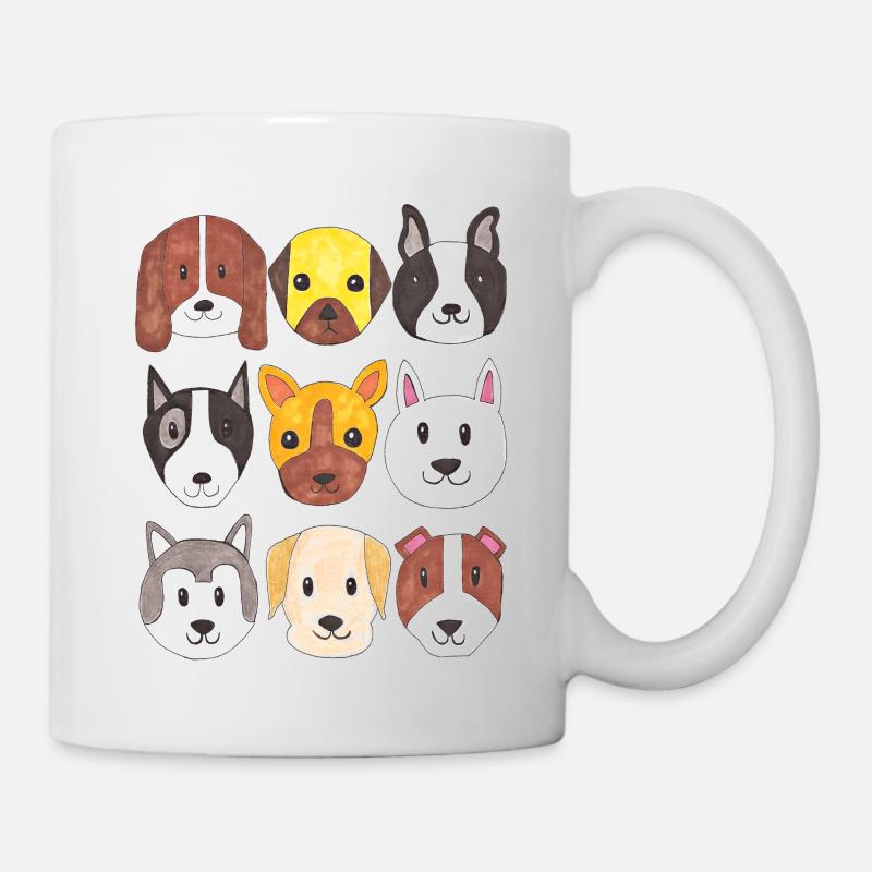 dogs - Mug - white