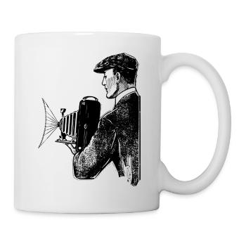 Fotograf - Tasse - Weiß - Rechts