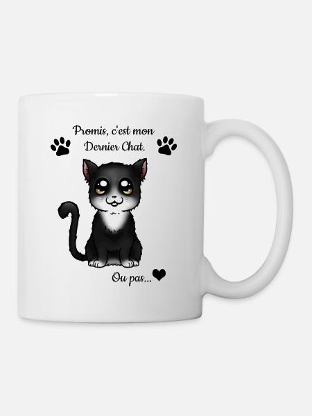 Européen - Noir & blanc - Mug blanc - blanc