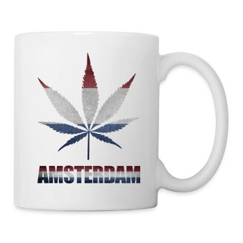 Amsterdam - Tasse - Weiß - Rechts