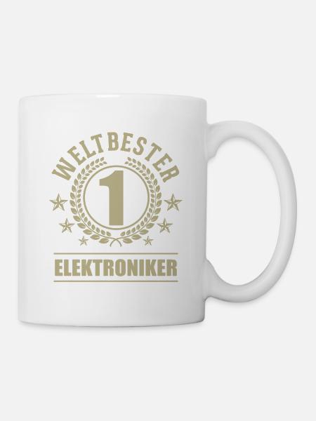 Weltbester Elektroniker - Tasse - Weiß