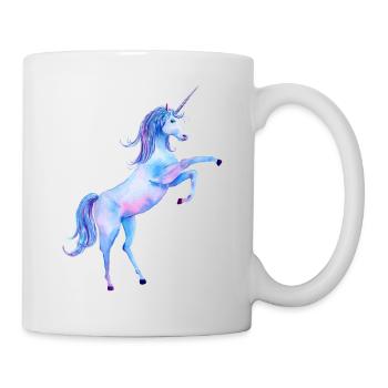 Unicorn / Einhorn 20 4 - Tasse - Weiß - Rechts