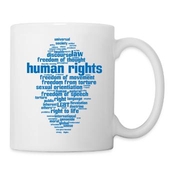 human rights - Mug - white - Right