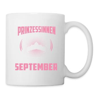 Septembre - anniversaire - princesse 3 - Mug blanc - blanc - Droite