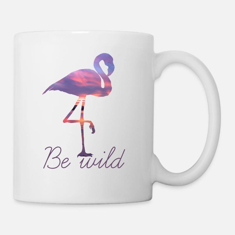 FLAMINGO BE WILD SUMMER SUNSET GIFT - Mug - white