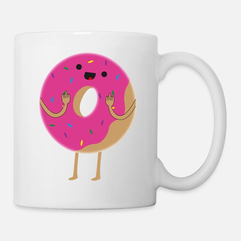 donut - Mug - white