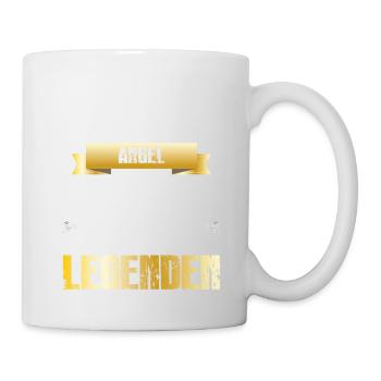 Angeln! Fischen! lustig! Papa! - Tasse - Weiß - Rechts