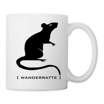 Rat mouse rodent rodents Rattus brown rat animal - Mug - white - Right
