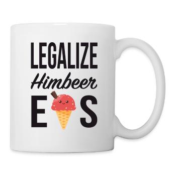 LEGALIZE HIMBEER EIS - Tasse - Weiß - Rechts