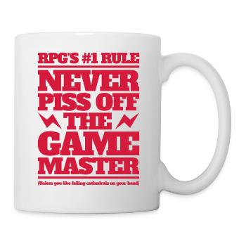 Never piss off the GM - Mug - white - Right