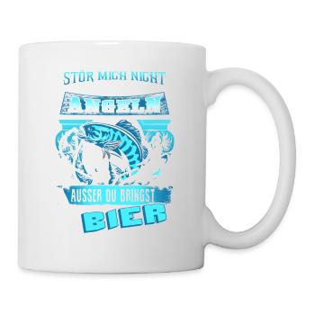 Not interrupting me fishing - beer - en - Mug - white - Right