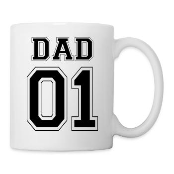 DAD 01 - Black Edition - Tasse - Weiß - Rechts