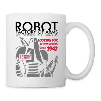 robot2_3c - Tasse - Weiß - Rechts