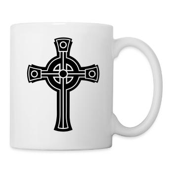 Croix celtique 02.0 - Mug blanc - blanc - Droite