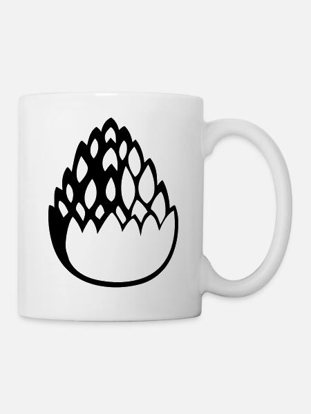 zirbel2 - Tasse - Weiß