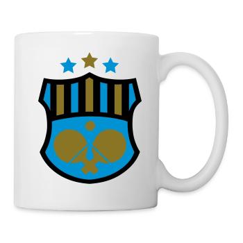Armoiries de tennis de table - Mug blanc - blanc - Droite