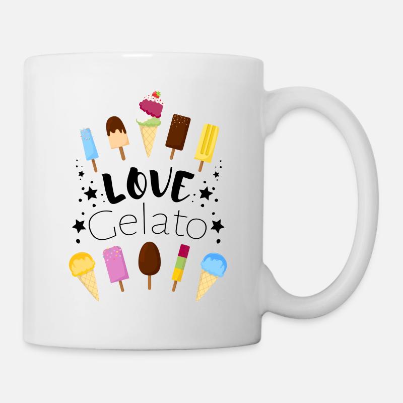 Eis - Ice cream - Eiscreme - Tasse - Weiß