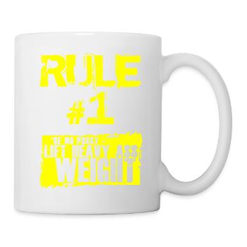 Rule no 1 - Tasse - Weiß - Rechts