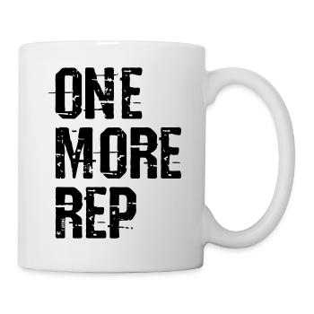One More Rep vector - Mug - white - Right