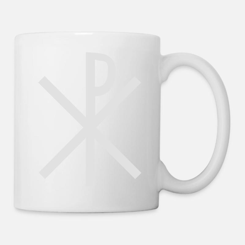 Croix chrétienne - Mug blanc - blanc