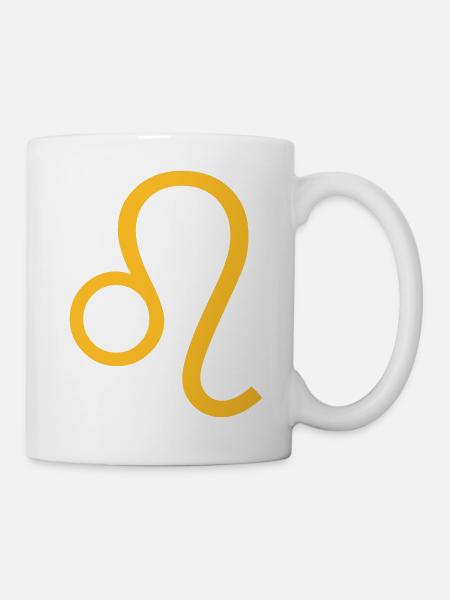 Sternzeichen: Löwe - Tasse - Weiß