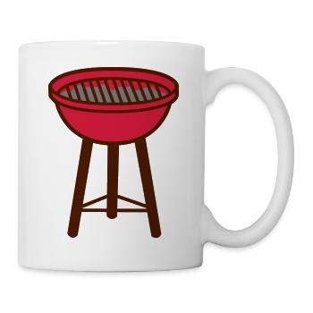 Barbecue - Mug blanc - blanc - Droite