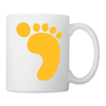 Grosse empreinte! - Mug blanc - blanc - Droite