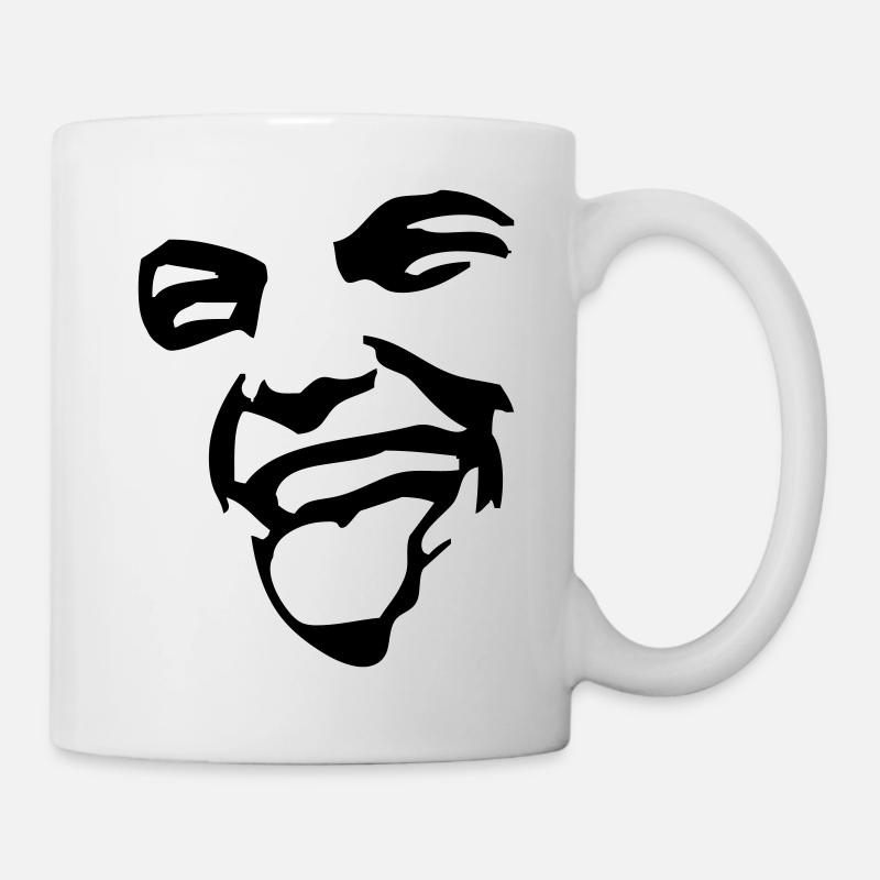 Gesichts - Tasse - Weiß