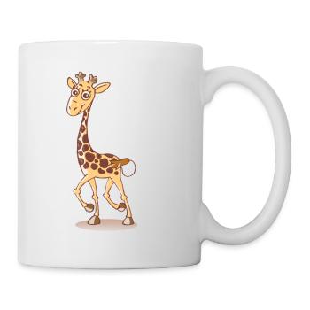 Kuschel-Zoo Giraffe 2 - Tasse - Weiß - Rechts