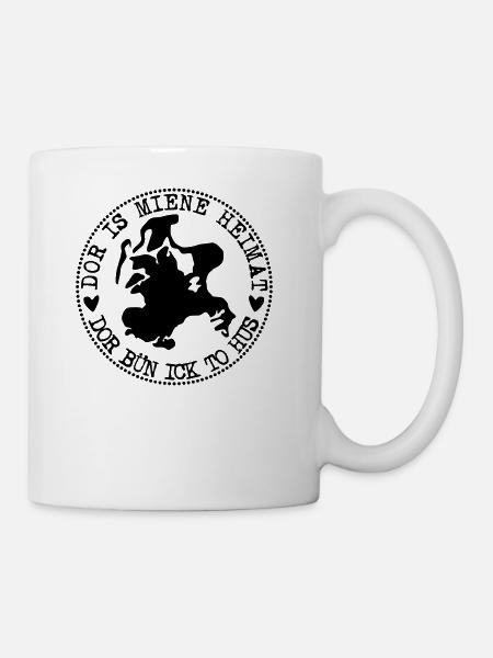 ruegen heimat - Tasse - Weiß