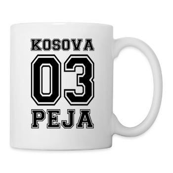 Kosova Peja kosovo shirt albanian shirt 03 - Tasse - Weiß - Rechts