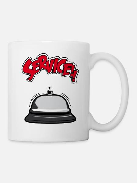 Service - Tasse - Weiß