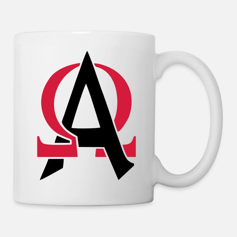 ALPHA & OMEGA - Tasse - Weiß