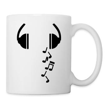 noten_kopfhoehrer - Mug blanc - blanc - Droite