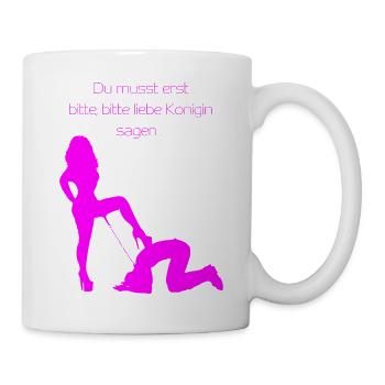 Königin - Tasse - Weiß - Rechts