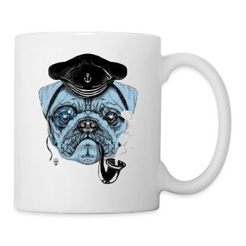 Pug Sailor - Mug - white - Right