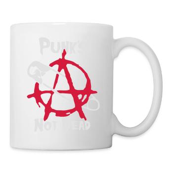 Punks Not Dead - Tasse - Weiß - Rechts