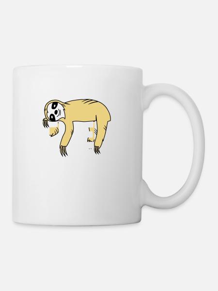 Raise the animal in me Faultier - Mug - white