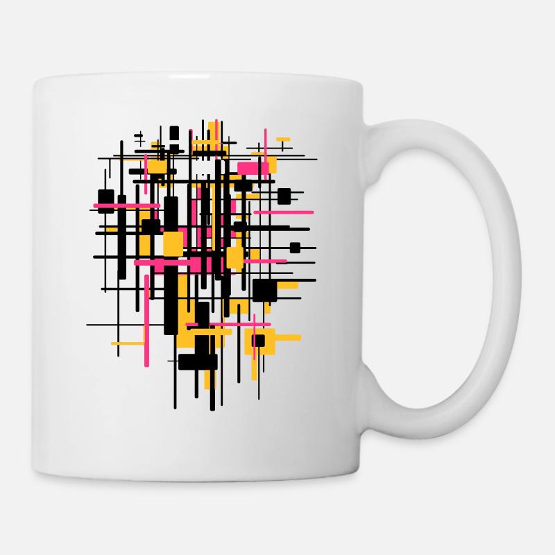 chantier de construction - Mug blanc - blanc