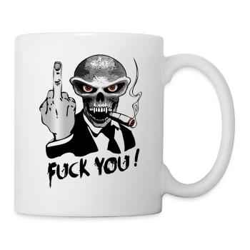 fuck_you_skull - Mug - white - Right