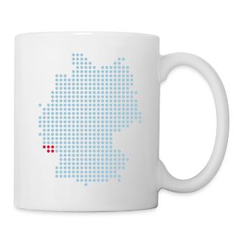 Sarre - Sarrebruck - Mug blanc - blanc - Droite