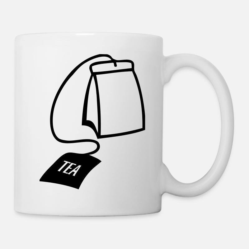 teabag - Tasse - Weiß